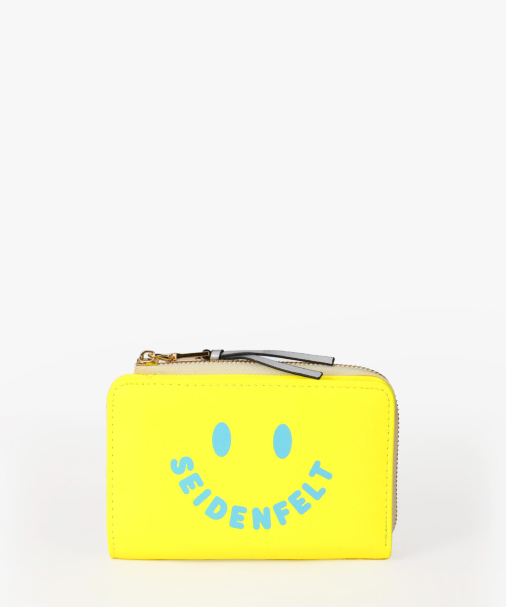 SEIDENFELT Geldbörse Vilja with a smile Lemon OS