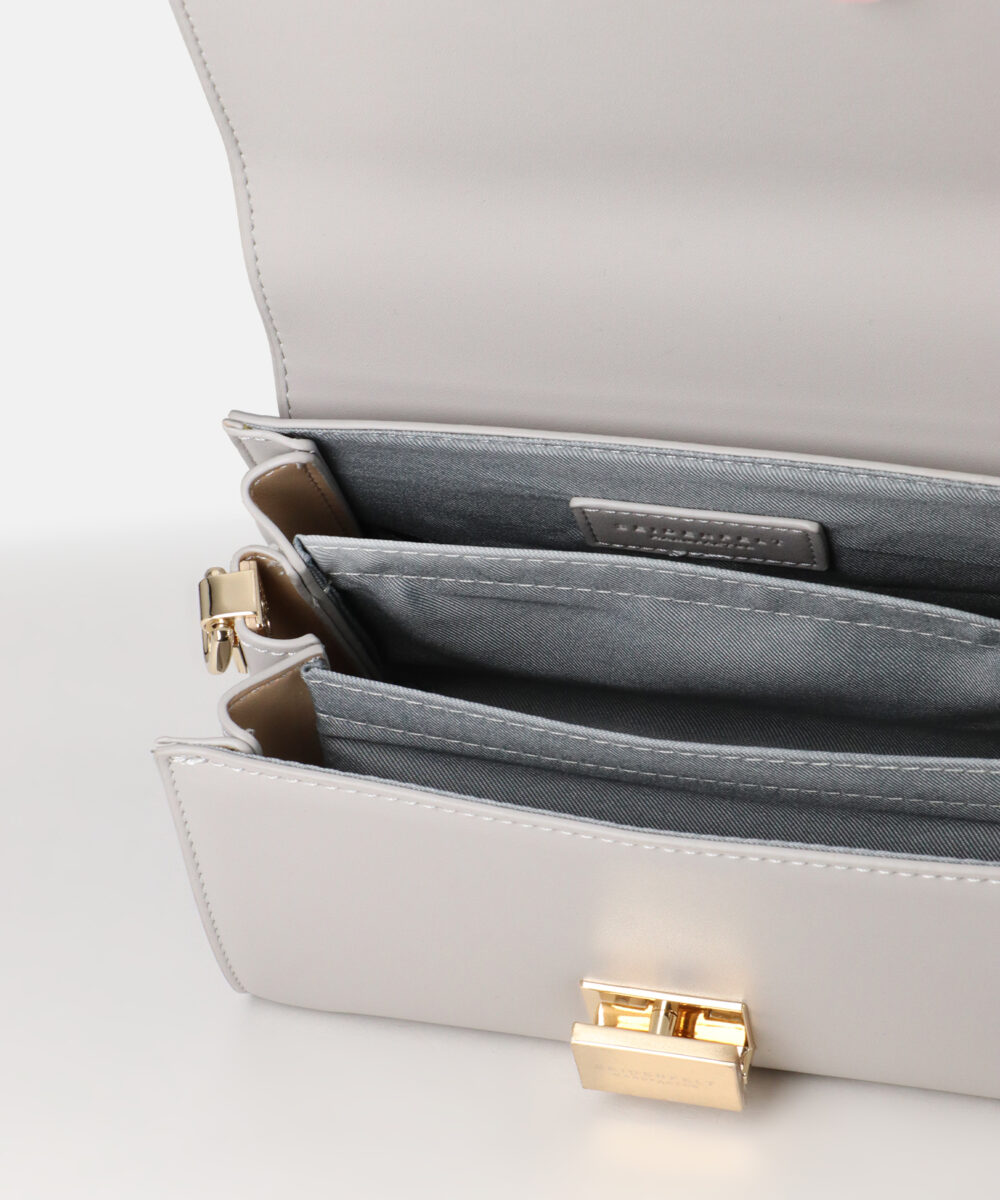 SEIDENFELT Tasche Ellanda Crossbag Light Grey OS