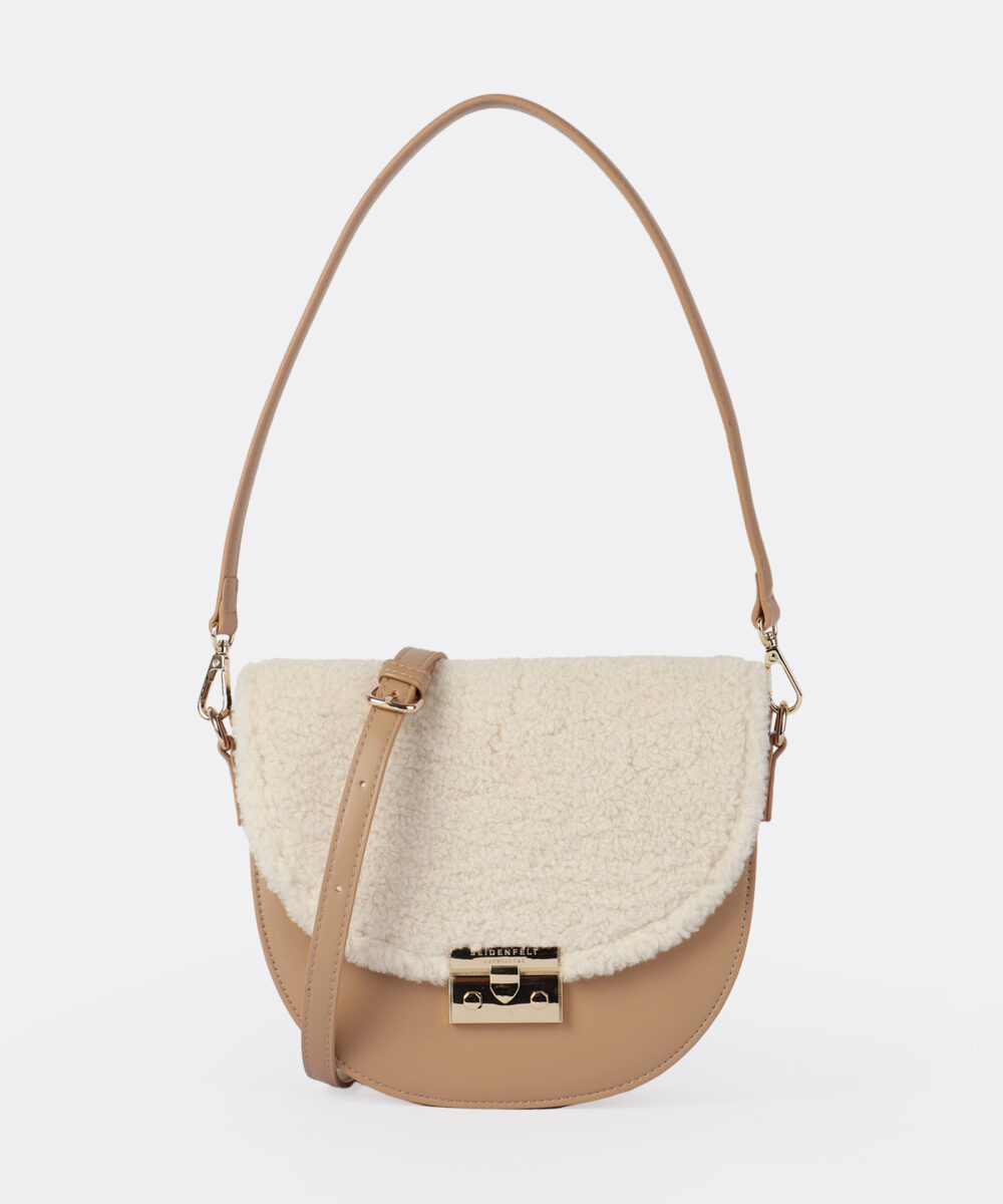 SEIDENFELT Tasche Giora Teddy Saddle Exclusive Powder Taupe OS