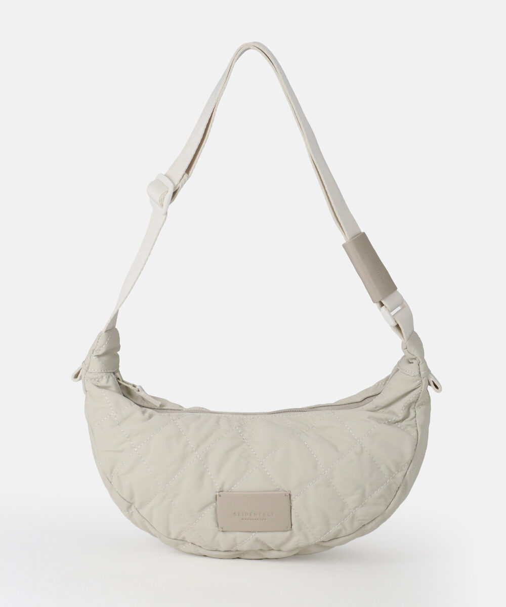 SEIDENFELT Tasche Hetta Halfmoon Bag Oat Milk OS