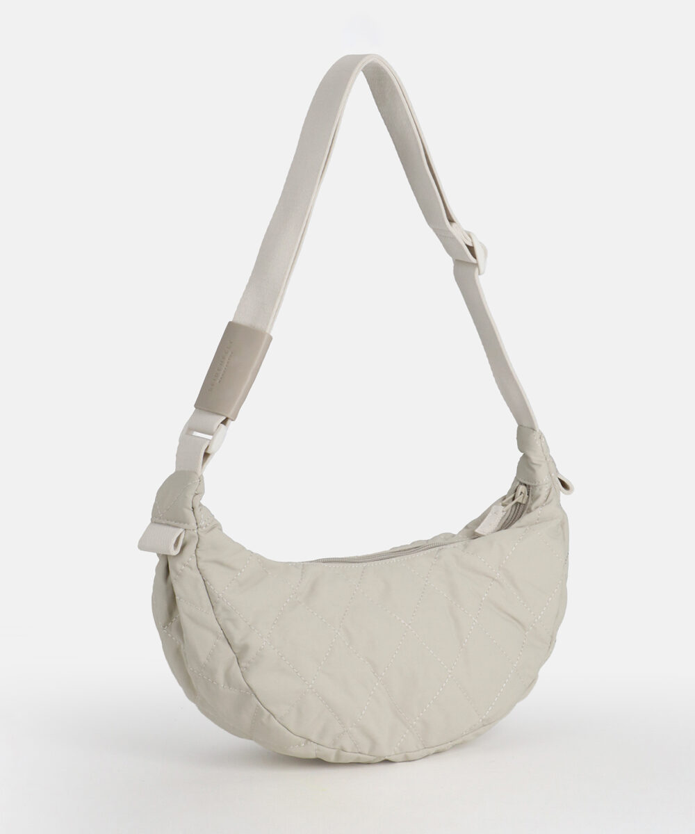 SEIDENFELT Tasche Hetta Halfmoon Bag Oat Milk OS