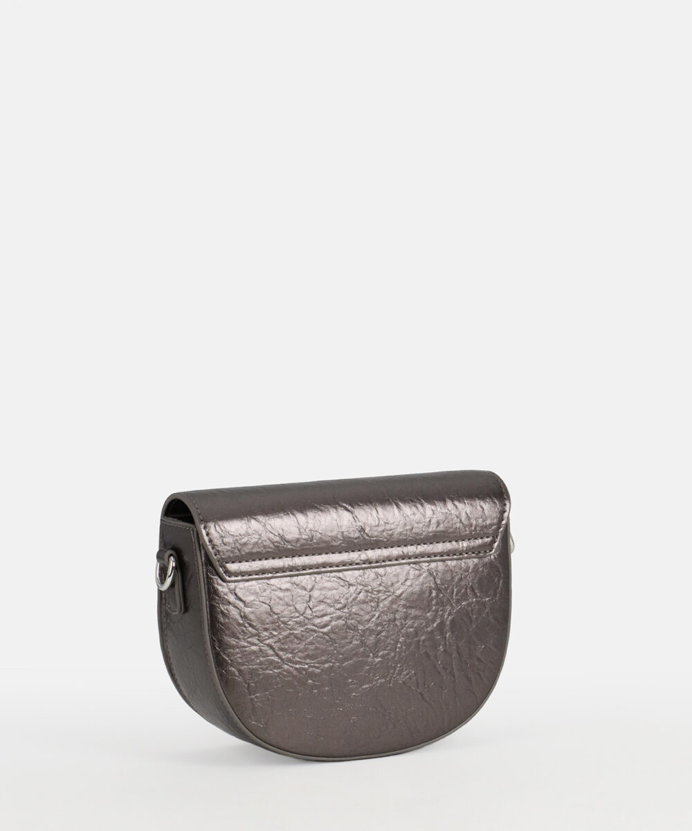 SEIDENFELT Tasche Liinaja Saddle Bag Blackish Metallic OS